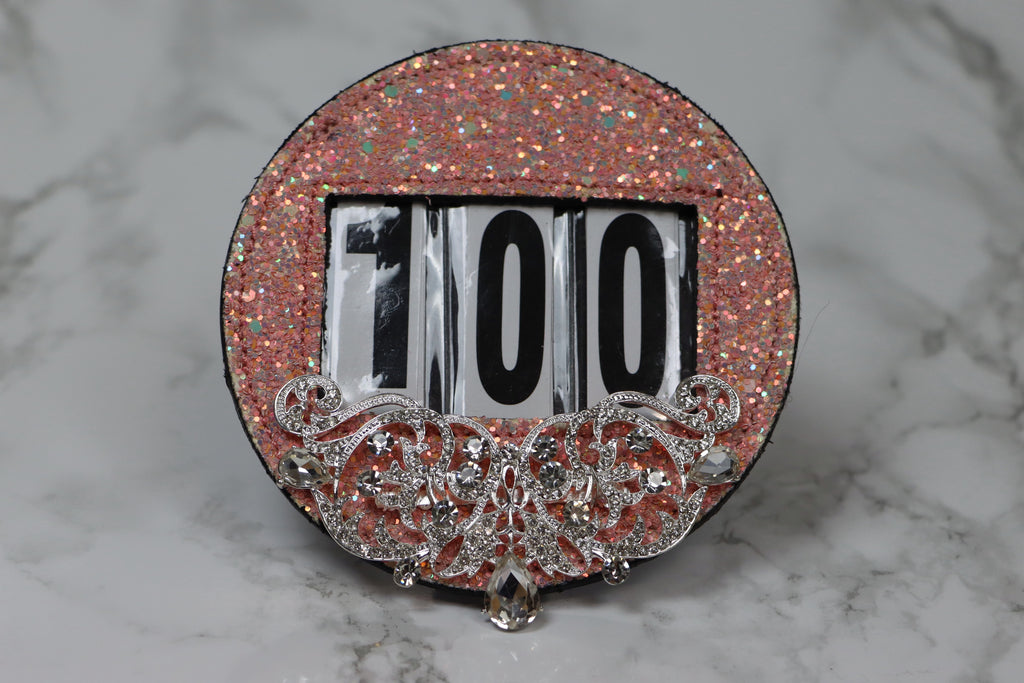 Dice Glitter Pink