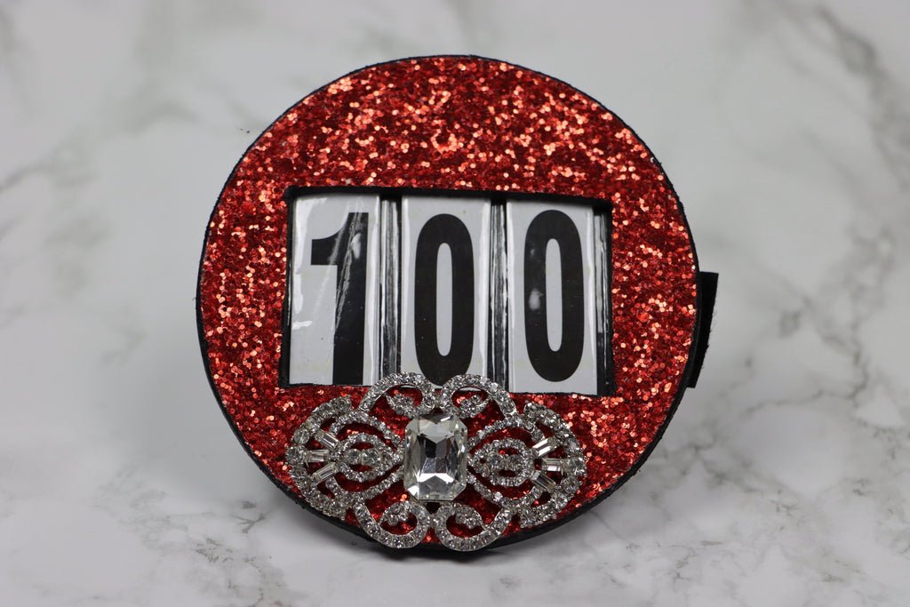 Nose Glitter Red No