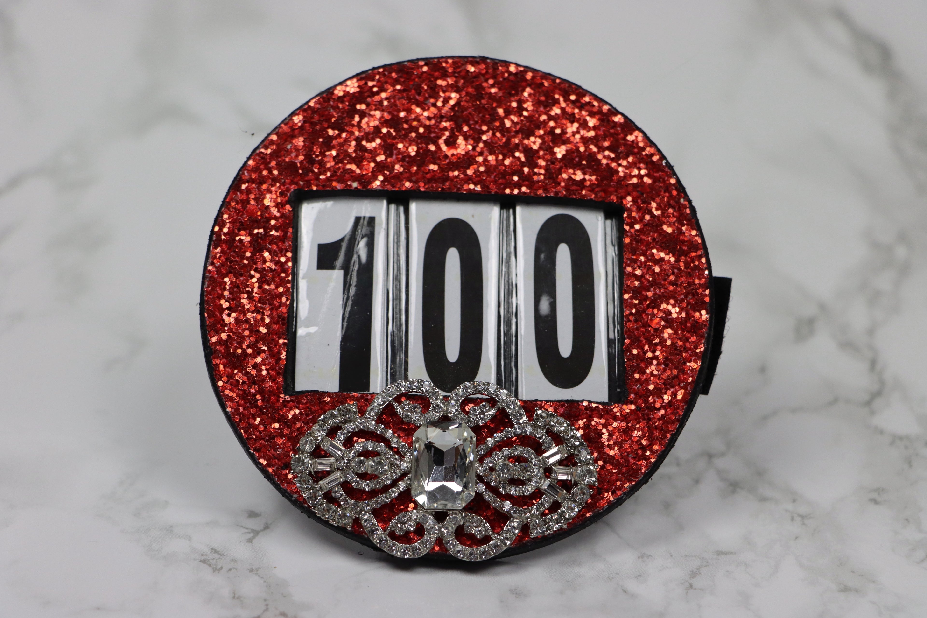 Nose Glitter Red No